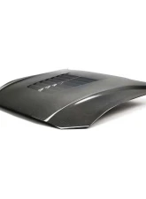Anderson Composites Double Sided Type-GT5 Carbon Fiber Hood Ford Mustang 2018-2023                                     - AC-HD18FDMU-GT5-DS - Image 2