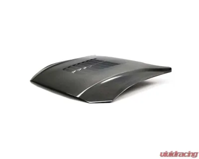 Anderson Composites Double Sided Type-GT5 Carbon Fiber Hood Ford Mustang 2018-2023 - AC-HD18FDMU-GT5-DS