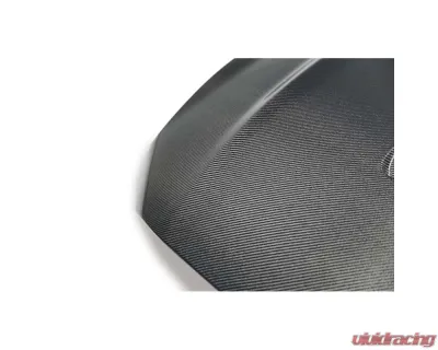 Anderson Composites Double Sided Type-GT5 Carbon Fiber Hood Ford Mustang 2018-2023 - AC-HD18FDMU-GT5-DS