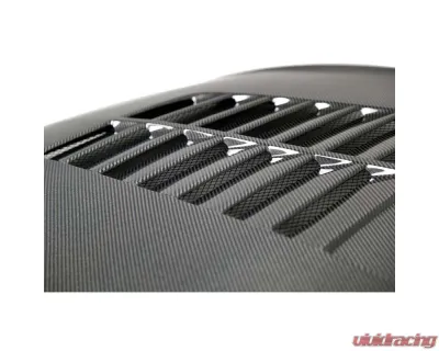 Anderson Composites Double Sided Type-GT5 Carbon Fiber Hood Ford Mustang 2018-2023 - AC-HD18FDMU-GT5-DS