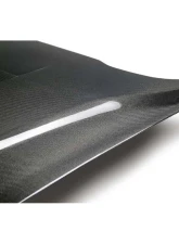 Anderson Composites Double Sided Type-GT5 Carbon Fiber Hood Ford Mustang 2018-2023                                     - AC-HD18FDMU-GT5-DS - Image 6