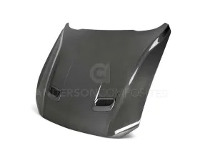 Anderson Composites Type-OE Double-Sided Carbon Fiber Hood Ford Mustang GT | EcoBoost 2018-2023