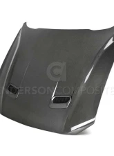 Anderson Composites Type-OE Double-Sided Carbon Fiber Hood Ford Mustang GT | EcoBoost 2018-2023                                     - AC-HD18FDMU-OE-DS - Image 5