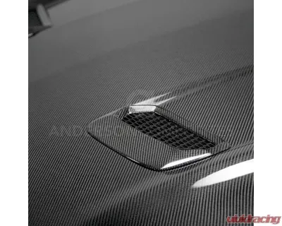 Anderson Composites Type-OE Double-Sided Carbon Fiber Hood Ford Mustang GT | EcoBoost 2018-2023 - AC-HD18FDMU-OE-DS