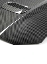 Anderson Composites Type-OE Double-Sided Carbon Fiber Hood Ford Mustang GT | EcoBoost 2018-2023                                     - AC-HD18FDMU-OE-DS - Image 4