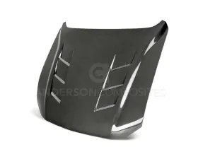 Anderson Composites Type-SA Double-Sided Carbon Fiber Hood Ford Mustang GT | EcoBoost 2018-2023