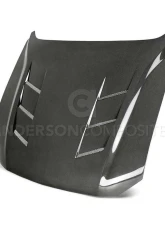 Anderson Composites Type-SA Double-Sided Carbon Fiber Hood Ford Mustang GT | EcoBoost 2018-2023                                     - AC-HD18FDMU-SA-DS - Image 5