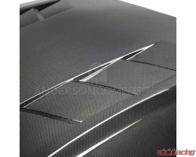 Anderson Composites Type-SA Double-Sided Carbon Fiber Hood Ford Mustang GT | EcoBoost 2018-2023 - AC-HD18FDMU-SA-DS