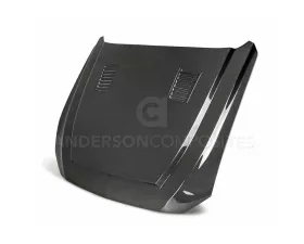 Anderson Composites Type-SN Double-Sided Carbon Fiber Hood Ford Mustang GT | EcoBoost 2018-2023