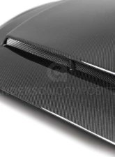 Anderson Composites Type-SN Double-Sided Carbon Fiber Hood Ford Mustang GT | EcoBoost 2018-2023                                     - AC-HD18FDMU-SN-DS - Image 3