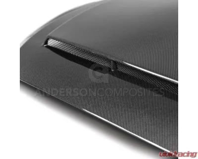 Anderson Composites Type-SN Double-Sided Carbon Fiber Hood Ford Mustang GT | EcoBoost 2018-2023 - AC-HD18FDMU-SN-DS