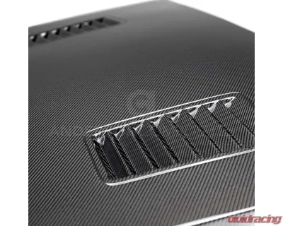 Anderson Composites Type-SN Double-Sided Carbon Fiber Hood Ford Mustang GT | EcoBoost 2018-2023 - AC-HD18FDMU-SN-DS