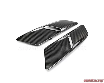 Anderson Composites Type-OE Carbon Fiber Hood Vents Ford Mustang | EcoBoost | V6 2015-2023 - AC-HV15FDMUGT-OE