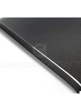 Anderson Composites Type-OE Carbon Fiber Hood Jeep Wrangler JK 2007-2012                                     - AC-JPFH - Image 5