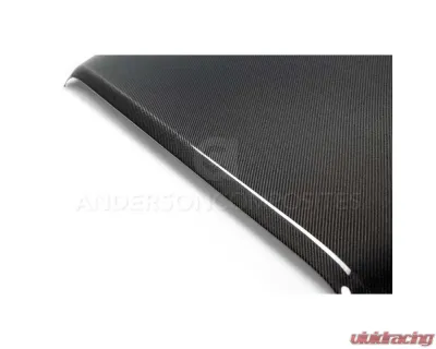 Anderson Composites Type-OE Carbon Fiber Hood Jeep Wrangler JK 2007-2012 - AC-JPFH