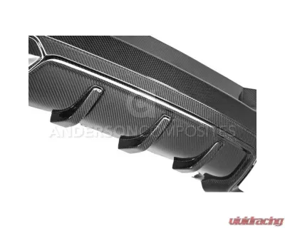 Anderson Composites Carbon Fiber Rear Lip Z28-Style Chevrolet Camaro 2014-2015 - AC-RL14CHCAM-Z28