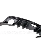Anderson Composites Fiberglass Rear Diffuser for Ford Mustang EcoBoost GT 2015-2023                                     - AC-RL15FDMU-AR-GF - Image 3