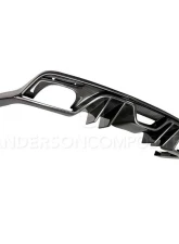 Anderson Composites Type-AR Carbon Fiber Quad Tip Rear Diffuser Ford Mustang | EcoBoost | V6 2015-2023                                     - AC-RL15FDMU-ARQ - Image 5