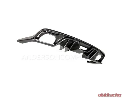 Anderson Composites Type-AR Carbon Fiber Quad Tip Rear Diffuser Ford Mustang | EcoBoost | V6 2015-2023 - AC-RL15FDMU-ARQ