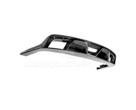 Anderson Composites Type-GR (GT350 Style) Carbon Fiber Quad Tip Rear Diffuser Ford Mustang | EcoBoost | V6 2015-2023