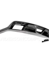 Anderson Composites Type-GR (GT350 Style) Carbon Fiber Quad Tip Rear Diffuser Ford Mustang | EcoBoost | V6 2015-2023                                     - AC-RL15FDMU-GR - Image 5
