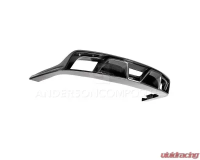 Anderson Composites Type-GR (GT350 Style) Carbon Fiber Quad Tip Rear Diffuser Ford Mustang | EcoBoost | V6 2015-2023 - AC-RL15FDMU-GR
