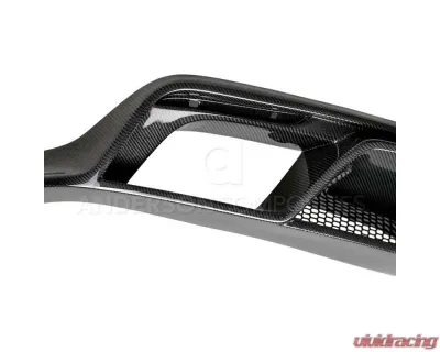 Anderson Composites Type-GR (GT350 Style) Carbon Fiber Quad Tip Rear Diffuser Ford Mustang | EcoBoost | V6 2015-2023 - AC-RL15FDMU-GR