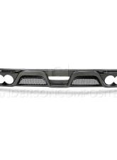 Anderson Composites Carbon Fiber Rear Diffuser Ford Mustang GT350 2015-2023                                     - AC-RL15MU350 - Image 2