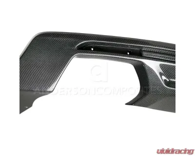 Anderson Composites Type OE Carbon Fiber Rear Diffuser Chevrolet Camaro ZL1 2017-2021 - AC-RL17CHCAMZL-LE