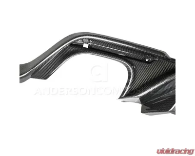 Anderson Composites Type-OE Quad Tip Carbon Fiber Rear Valance Ford Mustang GT | EcoBoost 2018-2023 - AC-RL18FDMU-AO