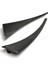 Anderson Composites Carbon Fiber Rear Mud Flaps Chevrolet Corvette C7 Stingray | Z06 2014-2019                                     - AC-RMG14CHC7-OE - Image 2