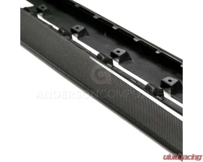 Anderson Composites Carbon Fiber Rocker Panel Splitter Type-AR for Ford Mustang 2015-2023 - AC-SS15FDMU-AR