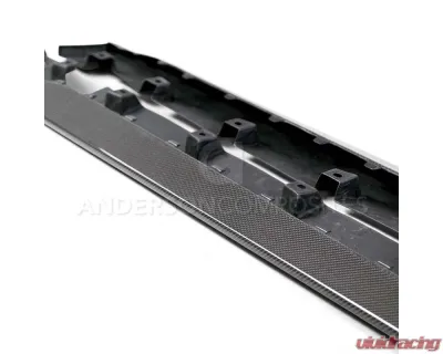 Anderson Composites Carbon Fiber Side Skirts Ford Mustang GT350 2015-2023 - AC-SS15MU350