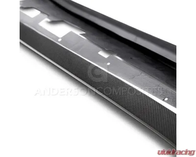 Anderson Composites Carbon Fiber Side Skirts for Chevrolet Camaro 2016-2021, Gloss Finish - AC-SS16CHCAM-AZ