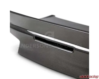 Anderson Composites ST-style Double Sides Carbon Fiber Trunk with Integrated Spoiler Chevrolet Camaro 2016-2020 - AC-TL16CHCAM-ST-DS