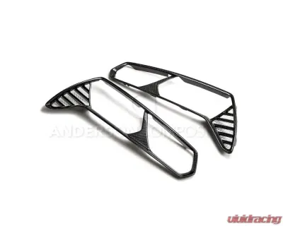 Anderson Composites Carbon Fiber Taillight Bezels Chevrolet Corvette C7 Stingray | Z06 2014-2019 - AC-TLB14CHC7