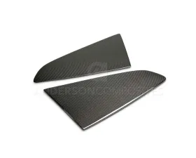 Anderson Composites Carbon Fiber Flat Window Louvers Ford Mustang 2015-2023