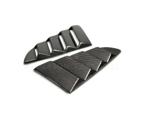 Anderson Composites Type-V Carbon Fiber Window Louvers Ford Mustang GT | EcoBoost | V6 2015-2023