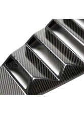 Anderson Composites Type-V Carbon Fiber Window Louvers Ford Mustang GT | EcoBoost | V6 2015-2023                                     - AC-WL15FDMU-V - Image 3