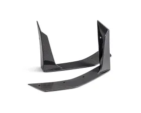 Anderson Composites Type-GT5 Carbon Fiber Front Splitter Wickers for 2024 Ford Mustang