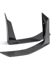 Anderson Composites Type-GT5 Carbon Fiber Front Splitter Wickers for 2024 Ford Mustang                                     - AC-FBC24FDMU-GT5 - Image 5