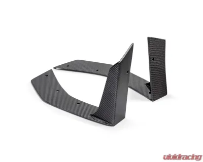 Anderson Composites Type-GT5 Carbon Fiber Front Splitter Wickers for 2024 Ford Mustang - AC-FBC24FDMU-GT5