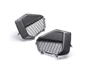 Anderson Composites Carbon Fiber Front Bumper Inserts for 2024 Ford Mustang GT