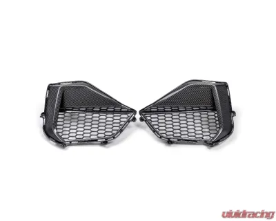 Anderson Composites Carbon Fiber Front Bumper Inserts for 2024 Ford Mustang GT - AC-FBI24FDMUGT