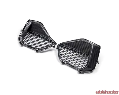 Anderson Composites Carbon Fiber Front Bumper Inserts for 2024 Ford Mustang GT - AC-FBI24FDMUGT
