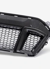 Anderson Composites Carbon Fiber Front Grille Ford Mustang GT 2024                                     - AC-FG24FDMUGT - Image 4