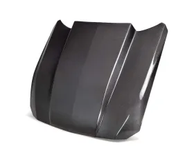 Anderson Composites Type-CJ Double-Sided Carbon Fiber Cowl Hood for 2024 Ford Mustang