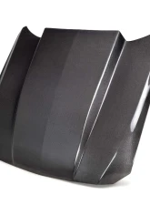 Anderson Composites Type-CJ Double-Sided Carbon Fiber Cowl Hood for 2024 Ford Mustang                                     - AC-HD24FDMU-CJ-DS - Image 7