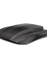Anderson Composites Type-CJ Double-Sided Carbon Fiber Cowl Hood for 2024 Ford Mustang                                     - AC-HD24FDMU-CJ-DS - Image 2