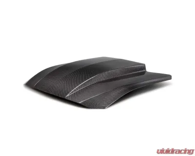 Anderson Composites Type-CJ Double-Sided Carbon Fiber Cowl Hood for 2024 Ford Mustang - AC-HD24FDMU-CJ-DS